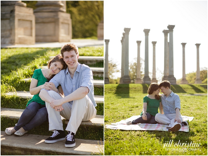 National Arboretum Engagement Photography